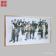 Aluminum Alloy Extended Group Photo Frame Narrow Edge Group Photo Frame Graduation Party Meeting Thi