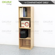 OKURA 4 Tier Utility Storage Shelf / Rack Home Living / Office Furniture Rak Serbaguna