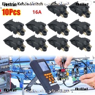 FKILA 10Pcs Electric Kettle Switch, 16A Black Thermostat Temperature Control,  2-Pin 250V XE-3 JB-01