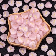 CS26-1625-Non-porous Pink Crystal 25mm Heart Lettering LOVE Creative Wedding Decoration Decoration V