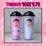 Roger Jr Tumbler Bonus 25 Unofficial Roger Photocards Made by Inter Miami Football Fans