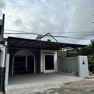 kanopi atap alderon rangka besi hollow 10x50 dan 60x40