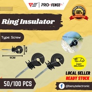 Pro Fence Ring Insulator Electric Fence Screw In Insulator (Screw) Penebat Pagar Elektrik Polywire A