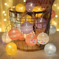 LED棉線球燈串 糖果樂園裝飾 生日 節日 聖誕節