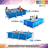 INTEX Kolam Renang Kolam Ikan / Renang Akuarium Bingkai Keluli adult Large Size Swimming Pool