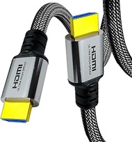YOTETION HDMI 10FT Cable, 4K/60Hz High Speed HDMI Cable, Braided Nylon & Gold Connector, Ultra HD, 2