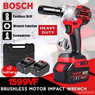 BOSCH 1599VF 3in1 Impact Wrench 880N.m 6 Size Rechargeable Impact Cordless Electric Wrench Power Tool Drill