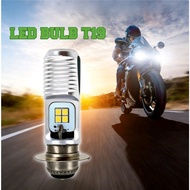 Universal front bulb LED High-intensity dual-sided T19 H4 motorcycle headlight scooter work vehicle 