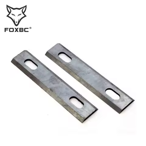 FOXBC 110x23.5x3mm Planer Blade For Rebir 5708C, SKRAB 35537 Interskol P-110 1100M/2000M, Rubber Eli