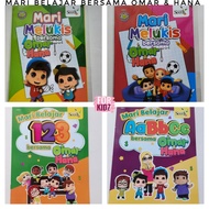 Omar Hana - Mari Belajar ABC 123 dan Melukis Bersama Omar & Hana