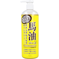 [新日期] Loshi樂絲 北海道天然馬油保濕身體乳液 485ml [平行進口] 7773