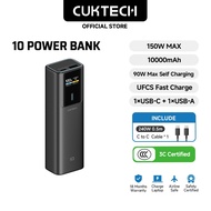 【ccc certified option 】CUKTECH 150W Fast Charging Xiaomi 120W Fast charging 10000mAh Power Bank  – M