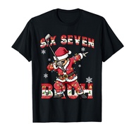 New store opening67 Six Seven Burh Santa Golfer Christmas 6 7 Meme T-shirt For Men Women 100% Cotton