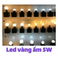 5W WARM YELLOW LED BULB