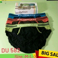 DURBAN SPORT PANTS 582 Mens Brief Men's Underwear 3 pc Ready