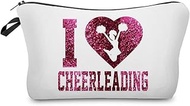 Women Travel Bag Cheer Squad Pattern Printed Cosmetic Bag Makeup Bag Small Pouch Gift for Women hz78