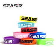 SEASIR 10pcs Fishing Rod Ring Silicone Anti-Skid Ring Colorful O-ring Handle Sleeve Fishing Gear Sma