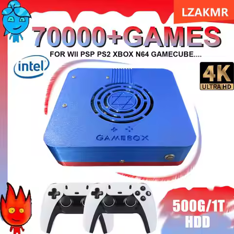 Dual System GD10 Plug and Play on TV I3-3110M Game Console 1TB HDD 70000+Games For Wii PS2 N64 PSP G