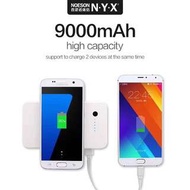出口歐美品牌NYX無線充電+移動電源9000mAh