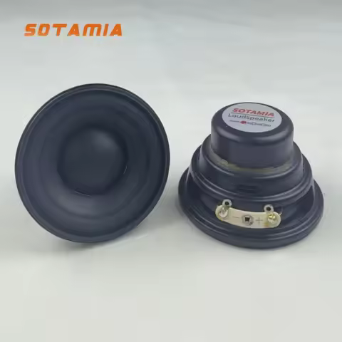 SOTAMIA 2Pcs 2 Inch 52mm Fever Subwoofer 4 Ohm 10W Full Range Speaker DIY Bluetooth Speaker Home The