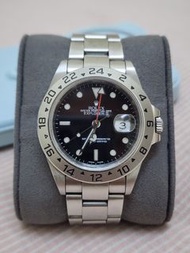 勞力士 Rolex Explorer II 黑面 24小時兩地時間腕錶
