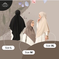 KHIMAR VANIA BERGO SIZE M VALENSHA QUEEN HIJAB BAHAN JERSEY SUPER JUMBO/KERUDUNG TALI NON PED SYARI