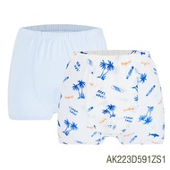 กางเกงบ็อกเซอร์ชายเด็ก Aimer Kids ทรงสามเหลี่ยม ทรงเอวกลาง ทรงเอวสูง ระบายอากาศได้ดี ผลิตจากผ้าโมดอล