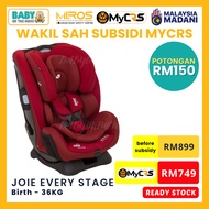 (Chat for INSENTIF RM150 MyCRS) JOIE Every Stage Convertible Combination Car Seat Newborn to 36kg Re