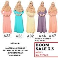 [READYSTOCK]❁✙🔥🔥🔥JUBAH PLAIN , Umrah &amp; Haji  Asrama Jubah Basic Muslimah Plus Size