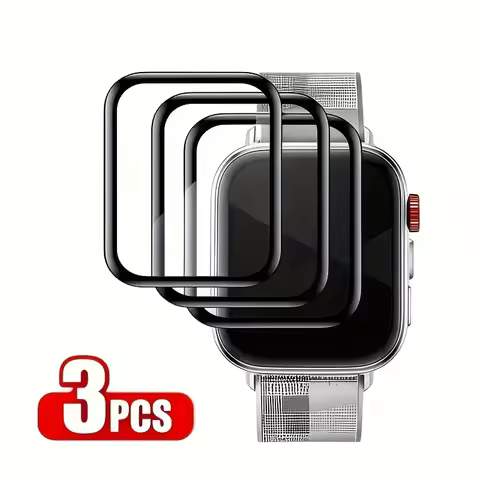 1-5Pcs 9D Curved Film For Huawei Watch fit3 fit4 SmartWatch Screen Protector Not Glass Full Cover fo