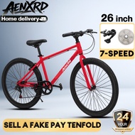 AENXRD 7-Speed bike （26 inch）Clamp brake Frame upgrade Suitable for 155-185cm