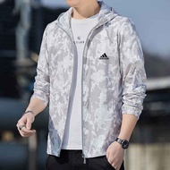 Men's Camouflage Sun Protection Fashion Jacket Outdoor Hooded Jaket Lelaki Unisex Good Quality Slim Casual Waterproof Hoodie