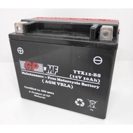 FREE SHIPPING GP YTX12 FOR ER6N  / ZX750 / ZX BLADE650 / VERSYS650 SHIVER / R6 / SYM EVO BATTERY 5.