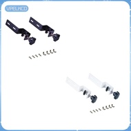 [vpelkcd] 2 Pieces Pegboard Desk Mount Iron Fixing Clips Table Mounting Brackets Pegboard Desk Brack