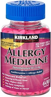Kirkland Signature Allergy Medicine 25 mg., 600 Minitabs