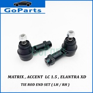 (2pc) Tie Rod End Set 56820-25000 Hyundai Matrix 1.6 1.8 [2001~2010] Accent Lc 1.5 [2000~05] Elantra