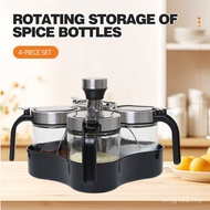 Storage Storage Set Combination Kitchen Supplies 4-Piece Set Seasoning Bottle Rotating Seasoning Bot