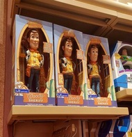 香港迪士尼樂園 Pixar Toy Story 反斗奇兵 Woody 胡迪 警長 1:1 Talking Action Figure 發聲 公仔 玩具 35cm 全新正版有盒 Disneyland H