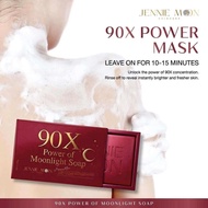 Jennie Moon 90X Power of Moonlight Soap 90X Power Mask Leave on for 10-15 minutes.