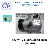 🔥READY STOCK 🔥SWJ MYVI 4PK COMPRESSOR TO 10S10C ( NEW)