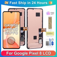 For AMOLED Pixel 8 For Google Pixel 8 GKWS6 G9BQD GPJ41 LCD Display Touch Screen Digitizer Assembly 