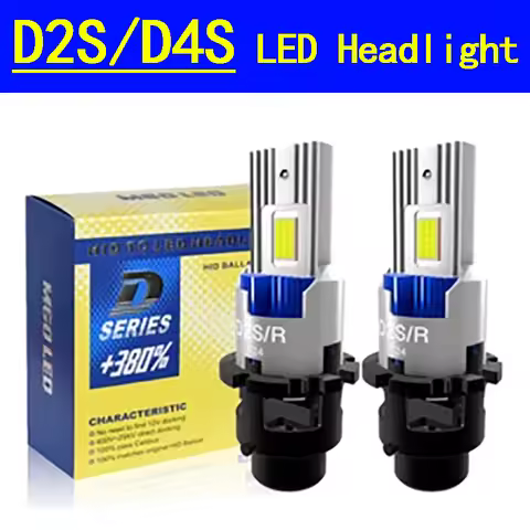 2PCS D4S LED Headlight Canbus 1:1 Mini Size D2S LED Car Headlight 90W D4S LED Auto Lamp For Toyota R