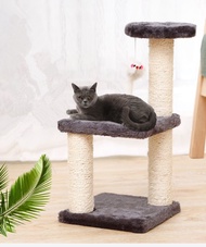 READY STOCK Kitten Cat Tree Toy Scratcher Plat Bed Cat Condo Pokok Kondo Kucing