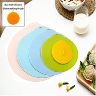 5PCS Silicone Pan Lid Microwave Bowl Cover Food Wrap Bowl Pot Lid Food Fresh Cover Stopper Bowl Covers Cooking Kitchen Tools Set