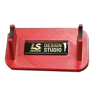 LS Design 強力磁吸 架竿器 蝦竿 置竿架 竿架 釣竿架 撐竿器 靠桿 防滑 釣魚 釣蝦 泰國蝦  12.9 x 8 x 5cm  紅色