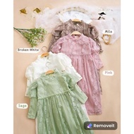 Cute Children's Clothing Set Gamis Dress Anal Aqila Kids (Without Hijab) Party Gamis Invitation Anal