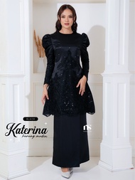 [NEESTYLE] KATERINA PLUS SIZE • Baju Raya 2024 Baju Kurung Moden Puff Satin Lace Baju Kurung Tunang 