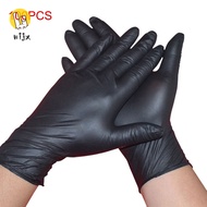 ◆WiJx❤❤❤Summer Korean 100 Pcs Disposable Powder Free Mechanic Gloves Nitrile Black Medical Exam Glove