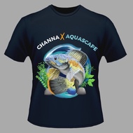 kaos venus channa x aquascape cxa tshirt channa barca - l