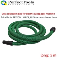 5m Electric Sander Machine Dust Collector Tube Collection Dust for Festool Mirka Sander Dust Hose